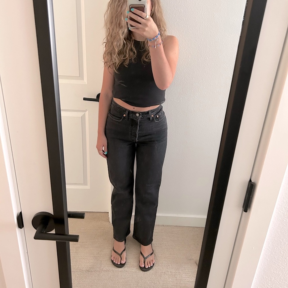 Levi Rib Cage straight jeans